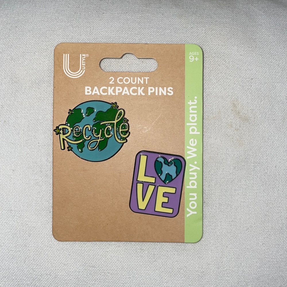 Cute earth pins